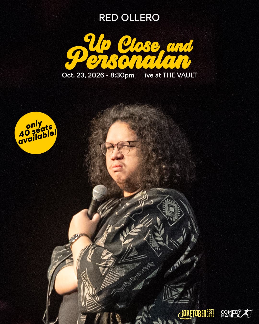 RED OLLERO: UP CLOSE AND PERSONALAN