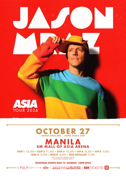 JASON MRAZ - ASIAN TOUR 2026