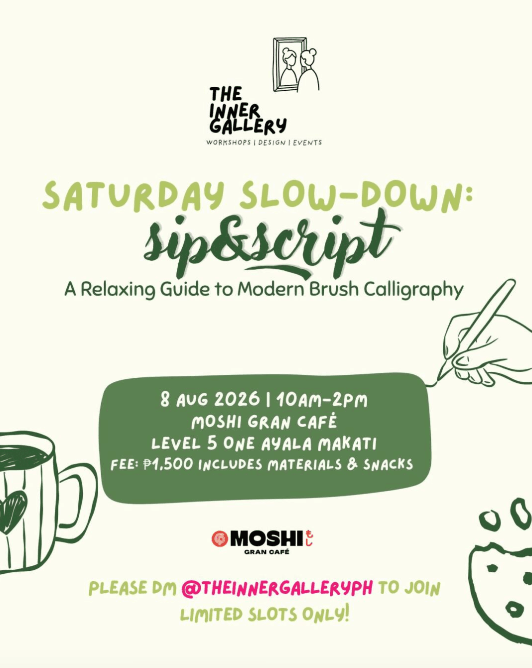Saturday Slow-Down: Sip & Script