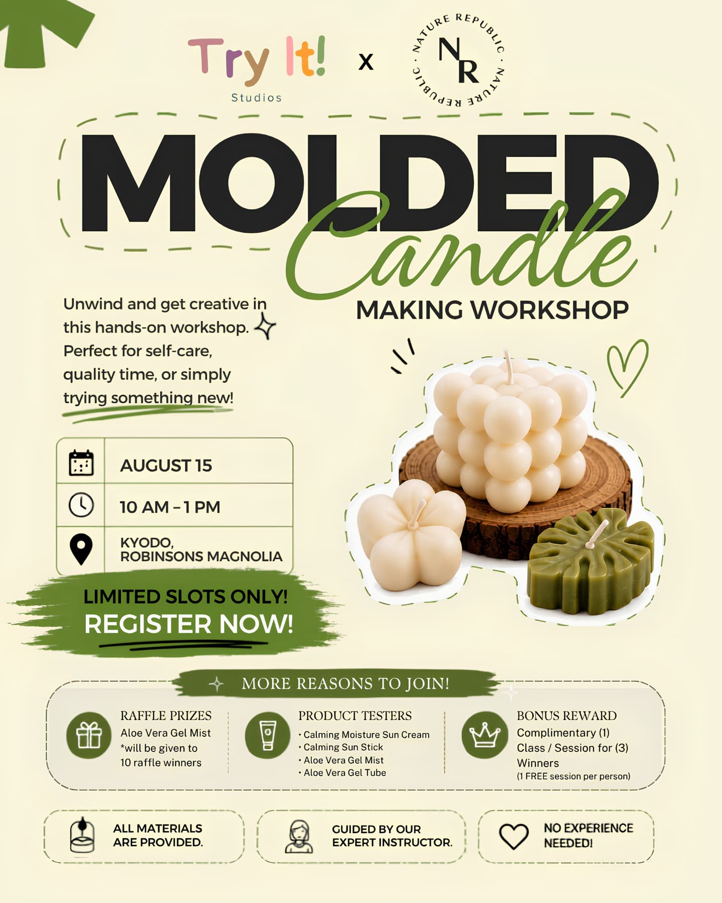 Molded Candle Making Workshop