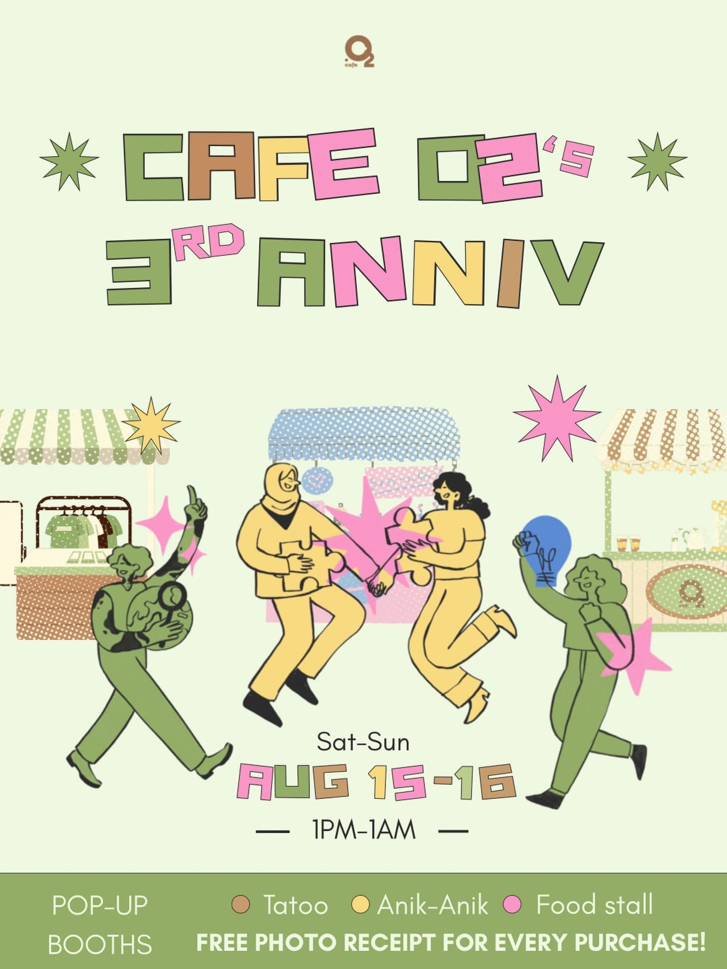 Cafe O2's Third Anniv