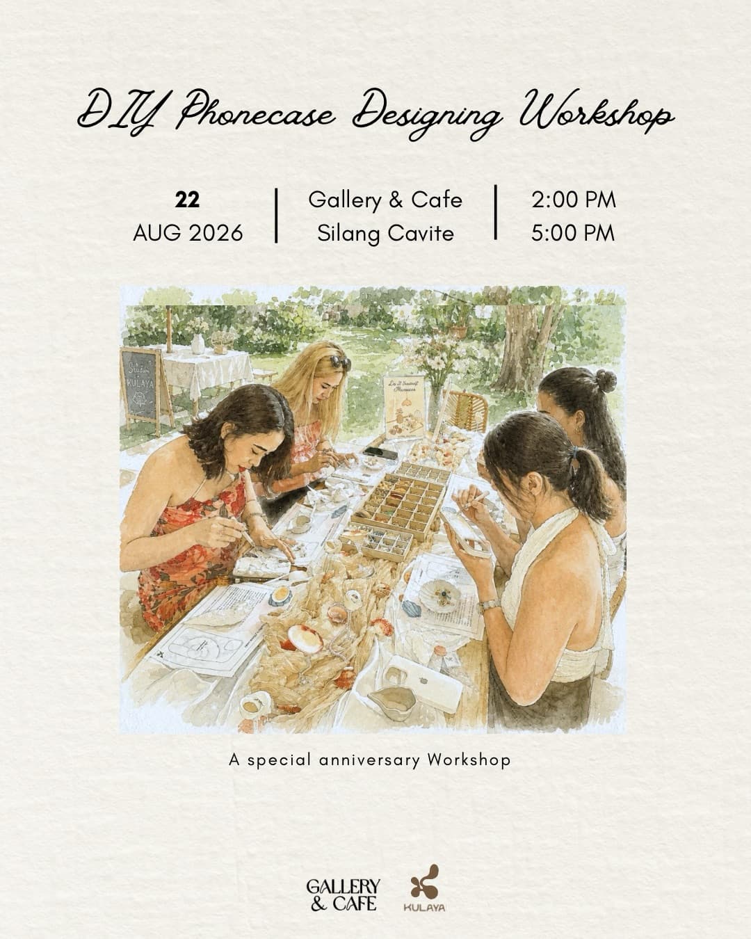 Anniversary DIY Phonecase Designing Workshop