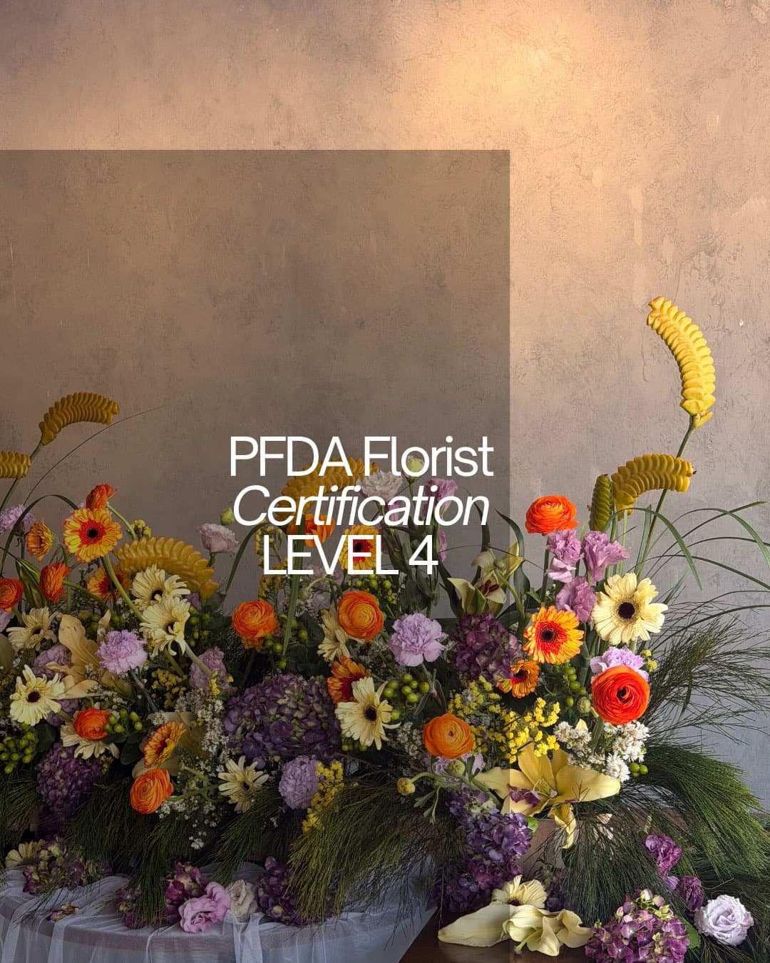 PFDA: The Art of Floral Tablescaping Table Event Stylist Certification Level 4