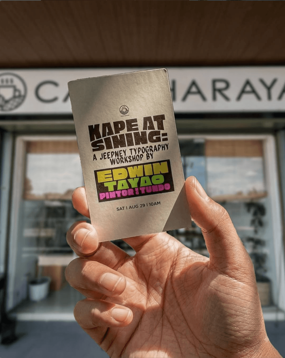 Kape at Sining: A Jeepney Typography Workshop