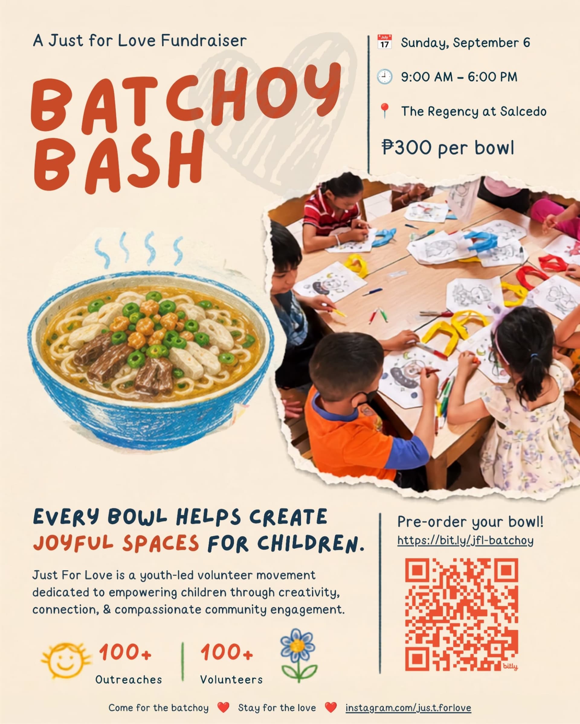 Batchoy Bash! A Just for Love Fundraiser
