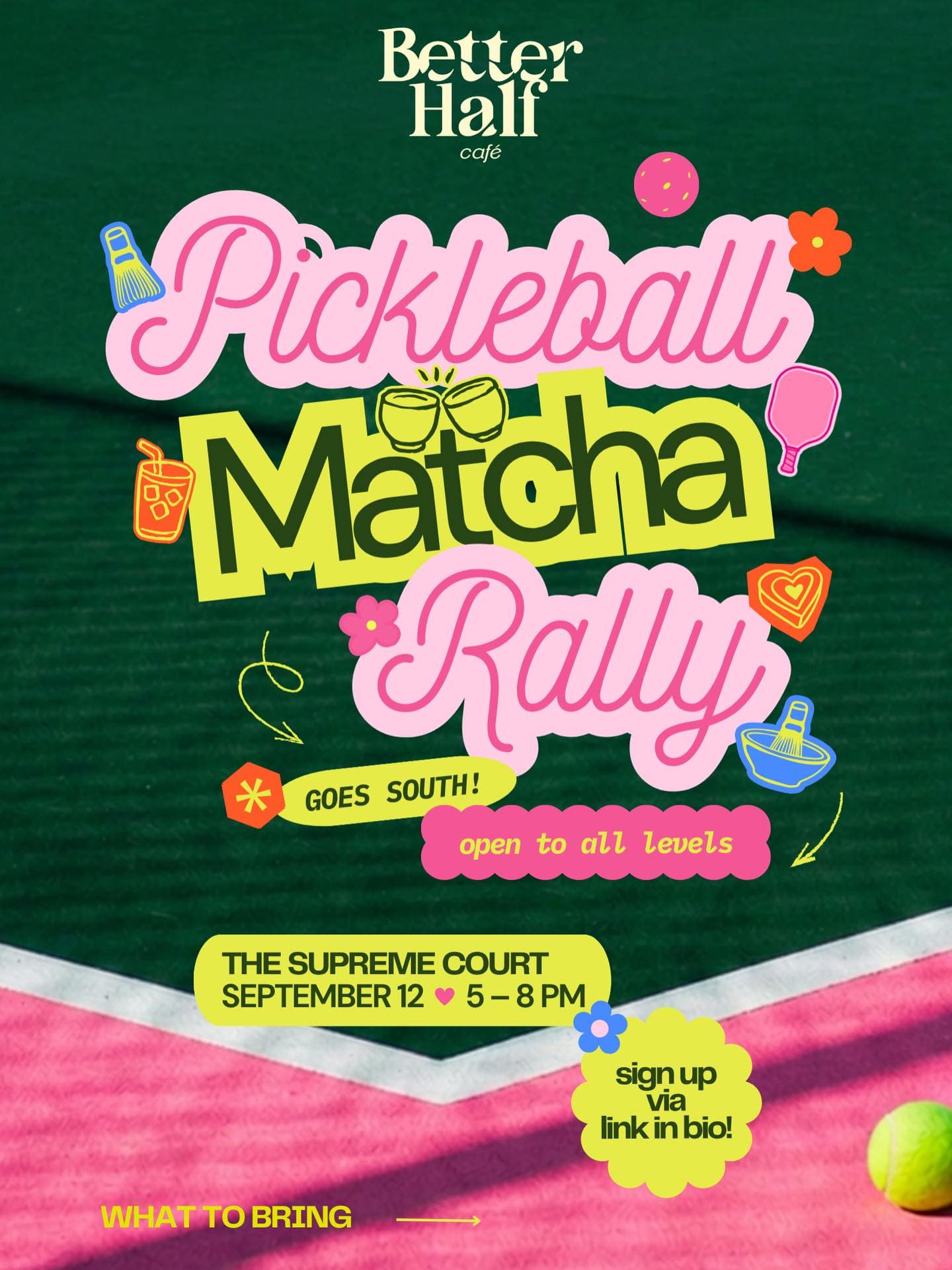 Pickleball Matcha Rally