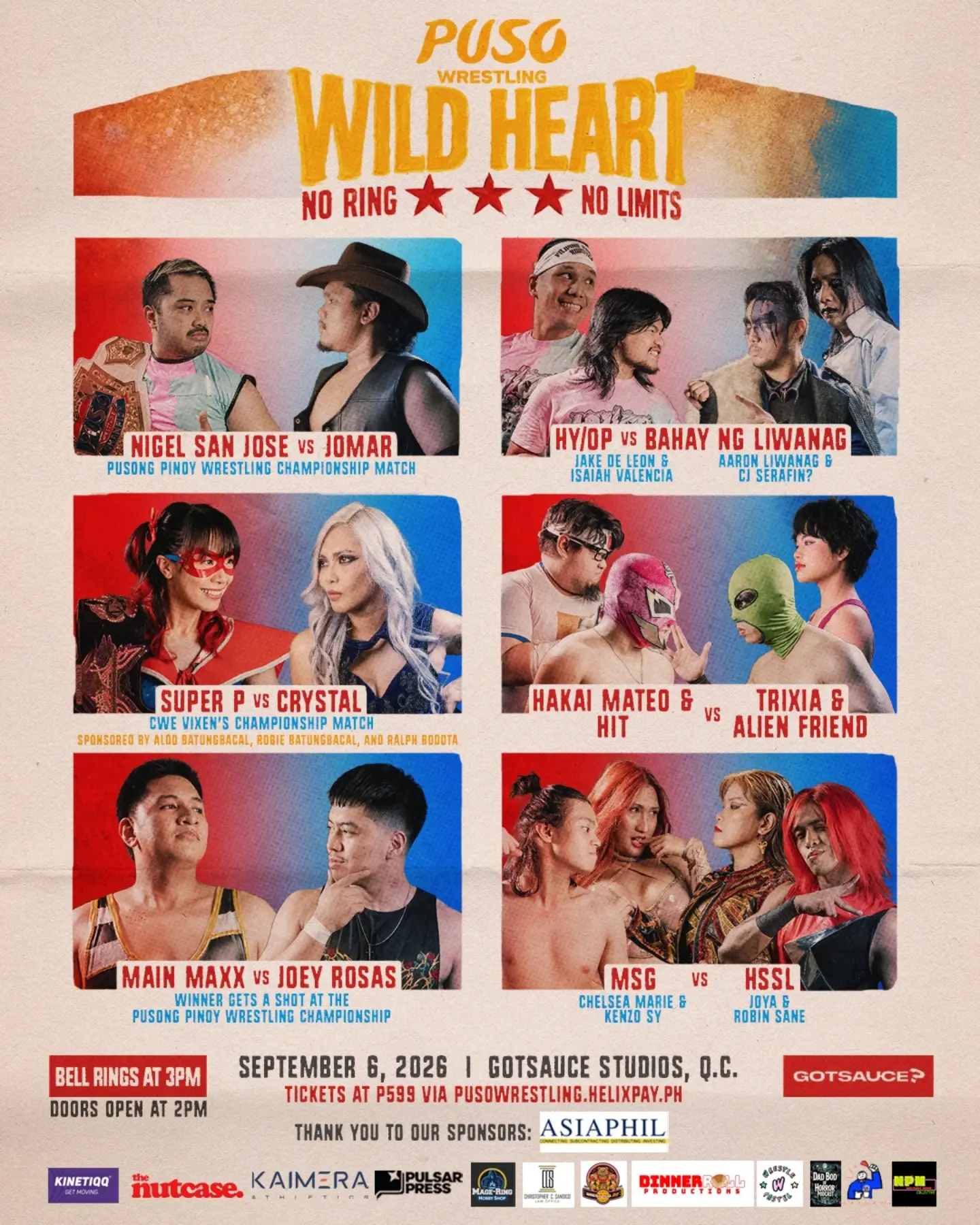 PUSO Wrestling: WILD HEART