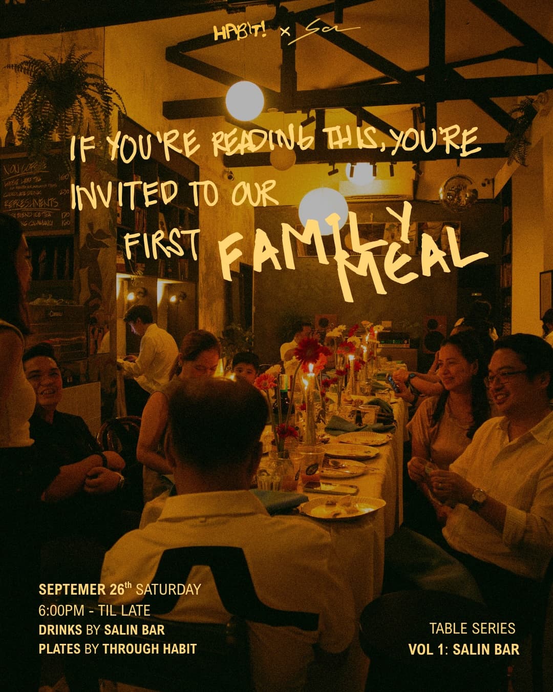 Family Meal Series: Through Habit x Salin Bar