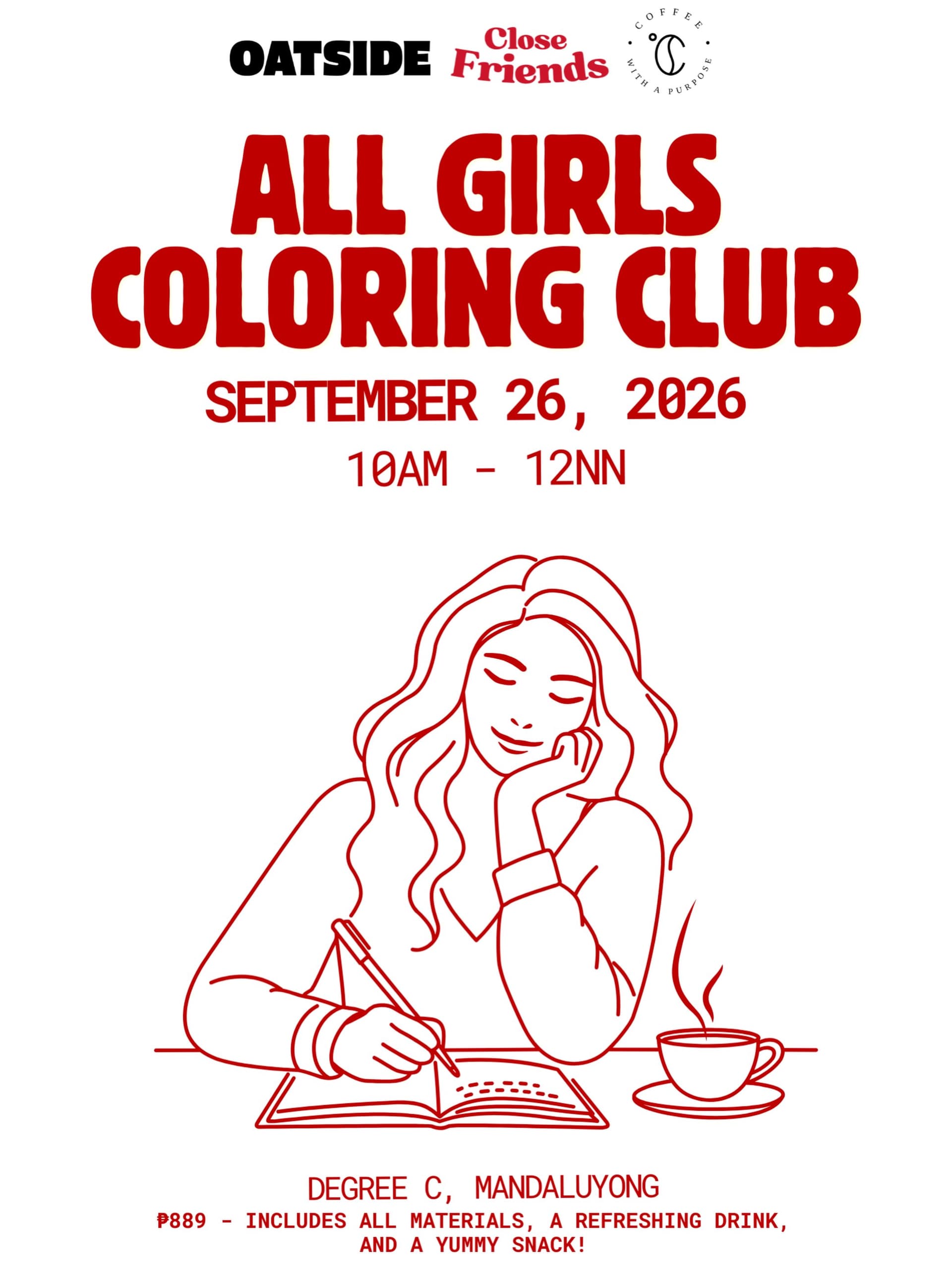 All Girls Coloring Club
