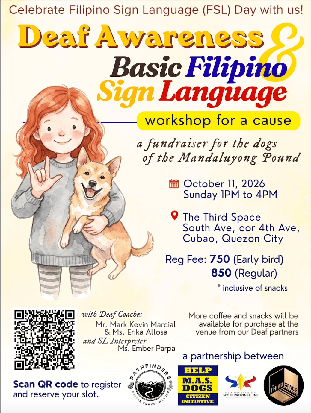Deaf Awareness & Basic Filipino Sign Language Workshop For a Cause