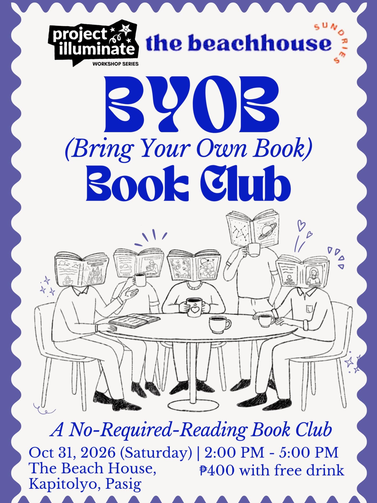 October BYOB (bring your own book) CLUB
